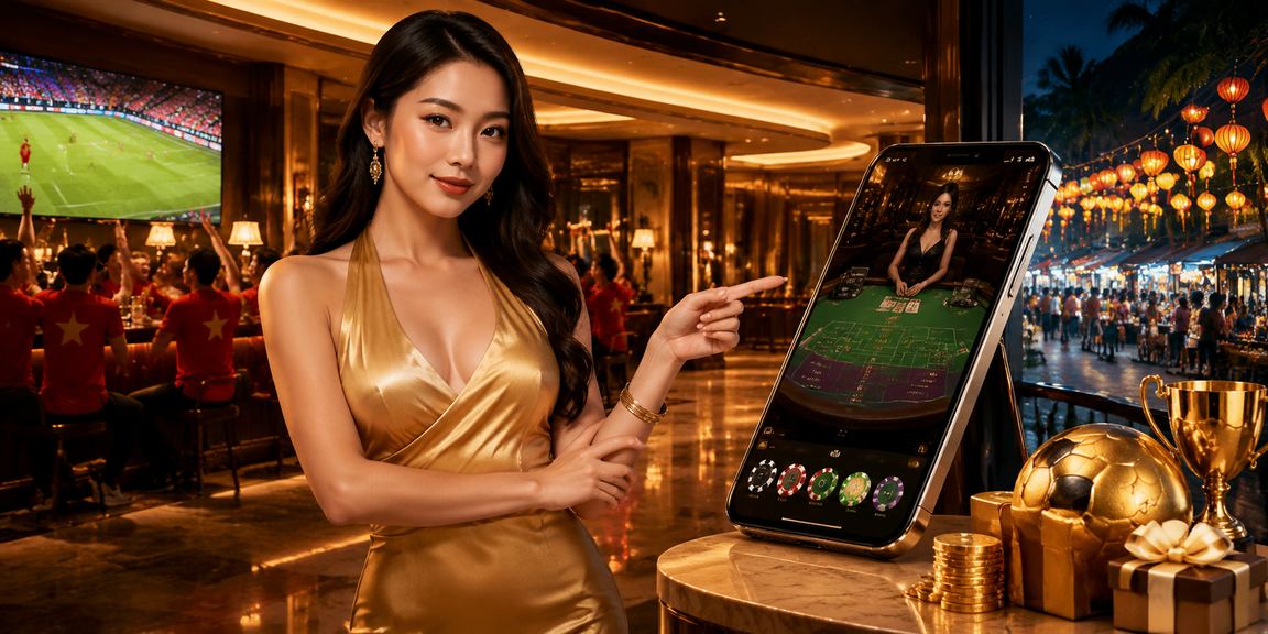 Giao diện chơi baccarat trên điện thoại tại Phú Quốc